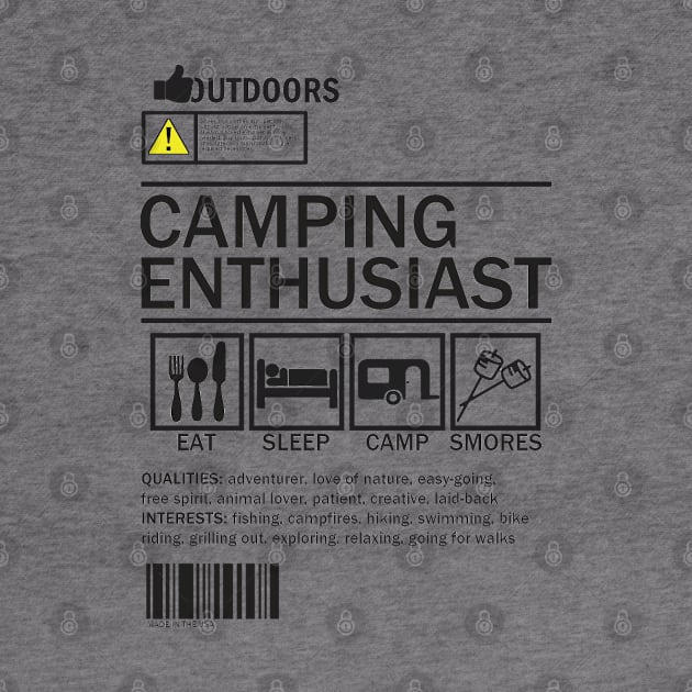 Camping Enthusiast by hoddynoddy